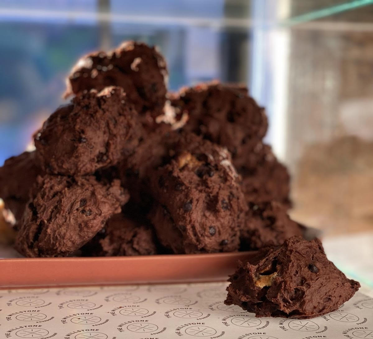Scone de Cacau e Laranja assados